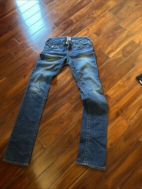 True Religion Women's Dark Blue Skinny Jeans